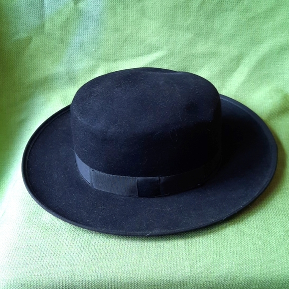 Vintage Mr. ALMO fedora style black hat